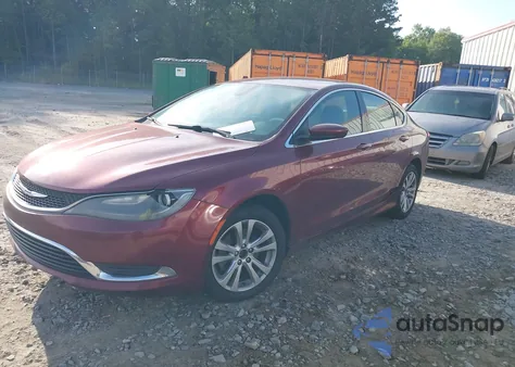 2015 Chrysler 200 Limited из США, поврежденный, VIN 1C3CCCAB0FN535755